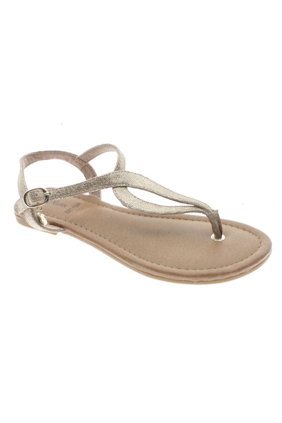 Sandalias planas de s.Oliver de la talla 36, de color marrón de