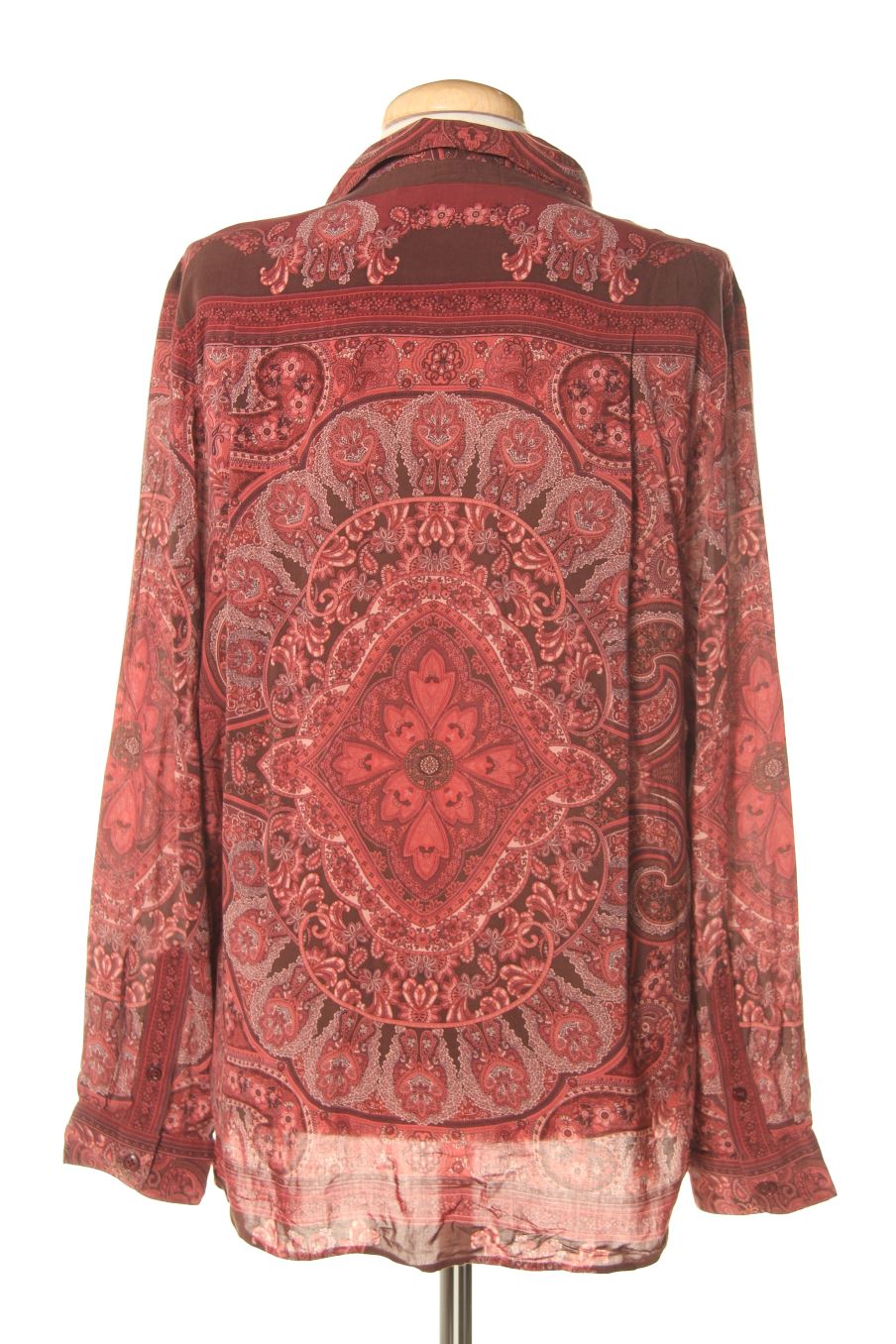 Camisa de The kooples de la talla M, de color burdeos