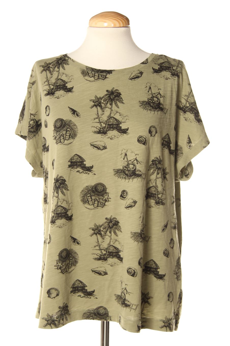 Camiseta de Yessica (C&A) de la talla L, de color verde
