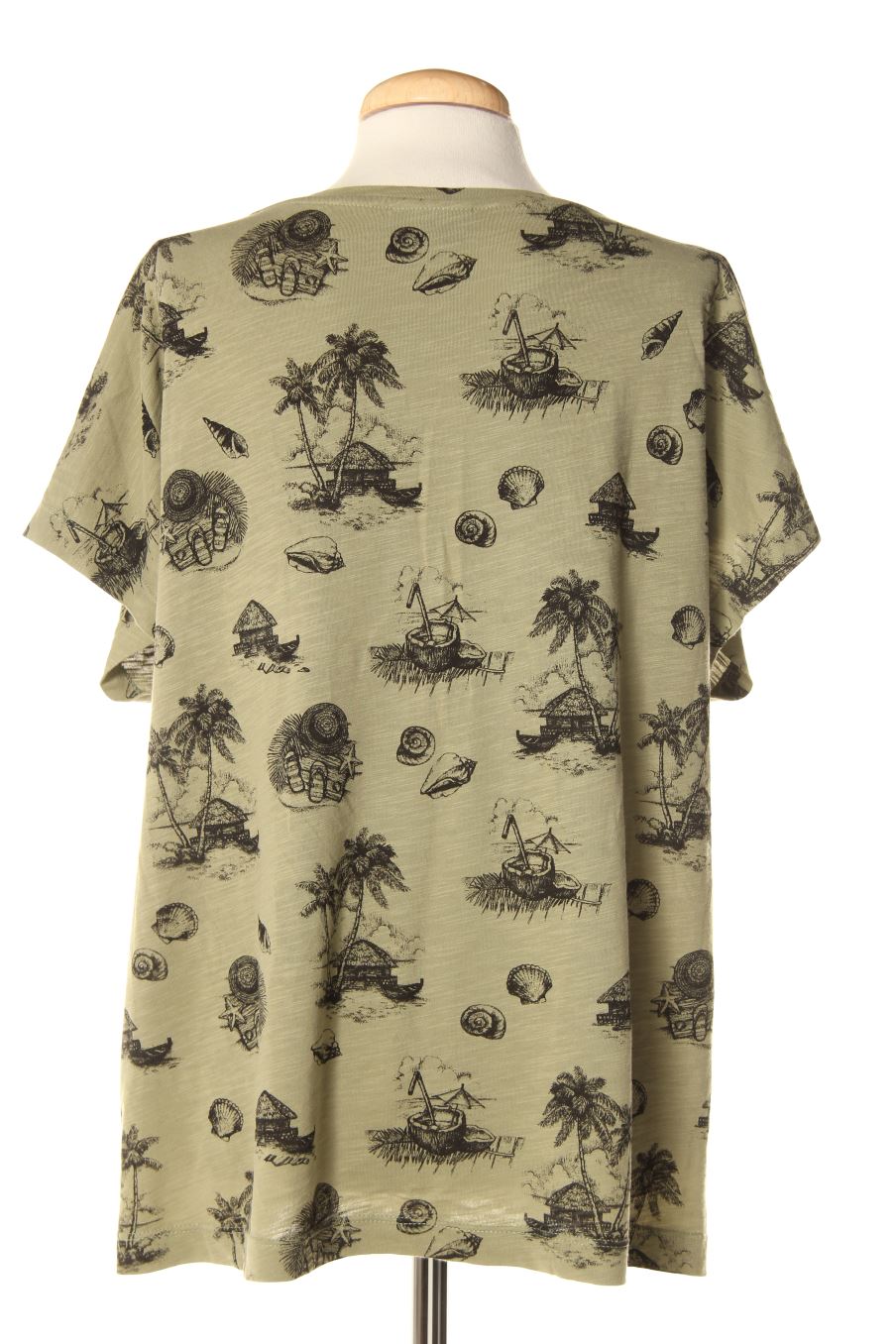 Camiseta de Yessica (C&A) de la talla L, de color verde