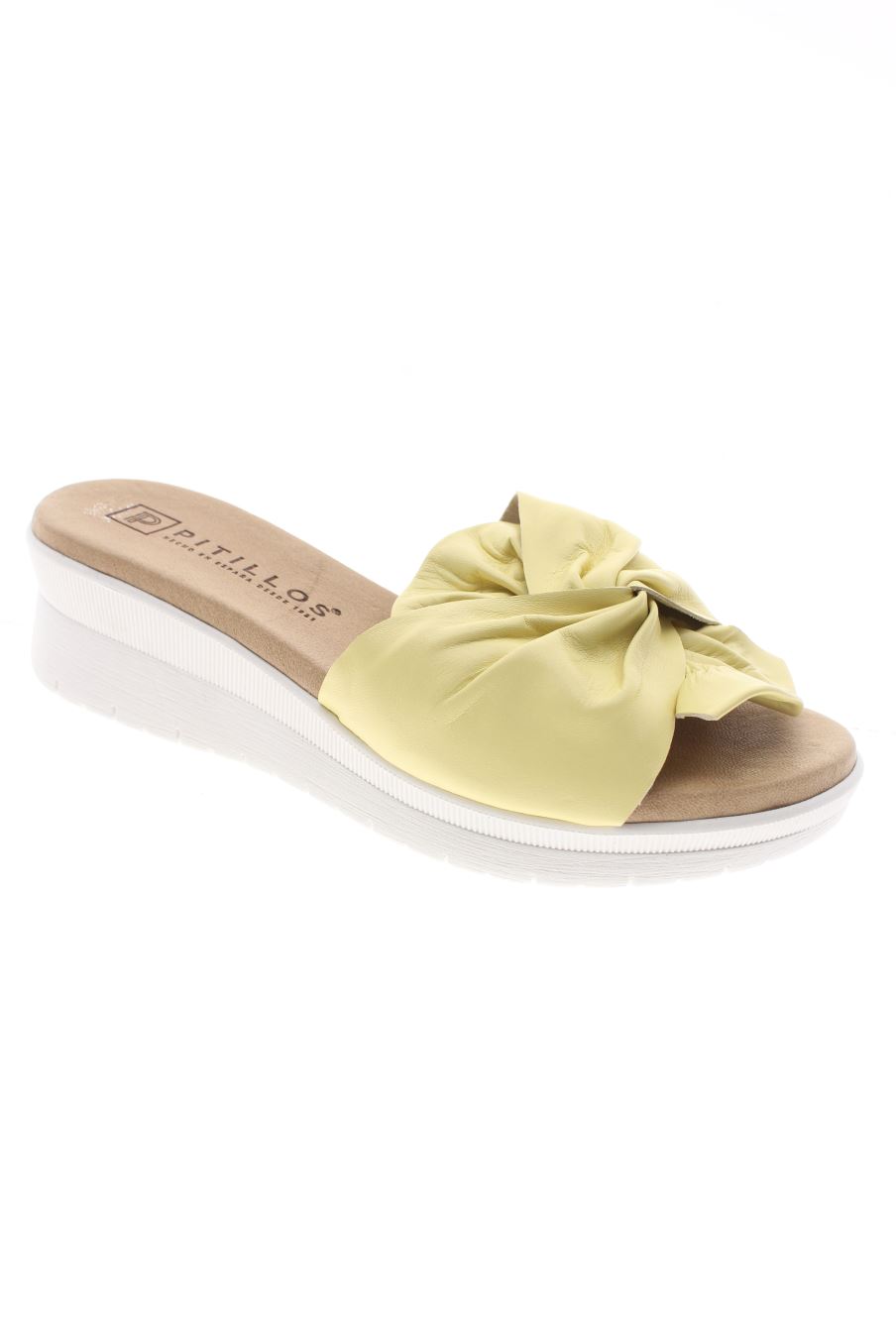 Plataformas de Pitillos de la talla 36, de color amarillo de