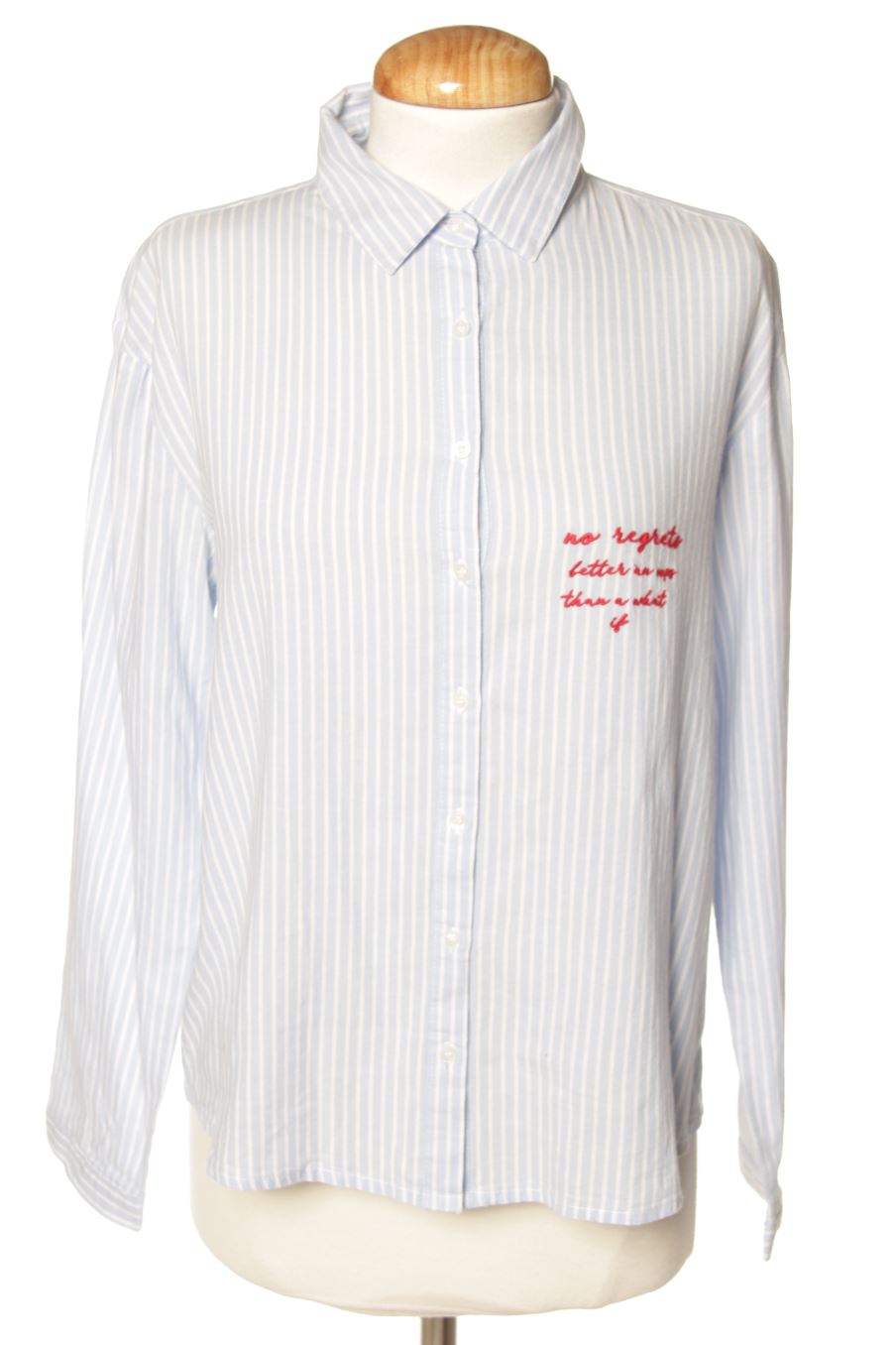 Camisa de Mango de la talla S, de color rayas