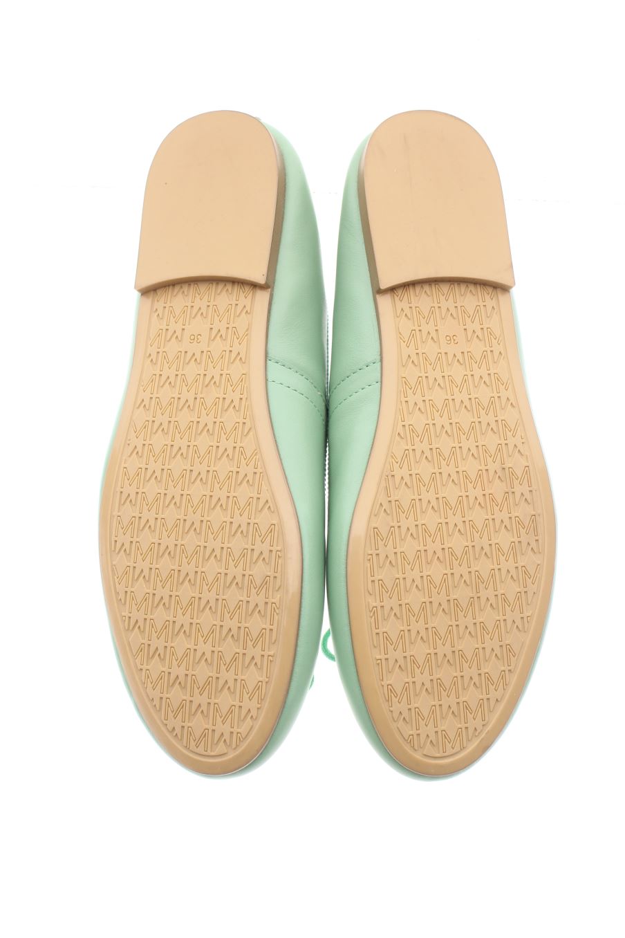 Bailarinas de Mango de la talla 36, de color verde de