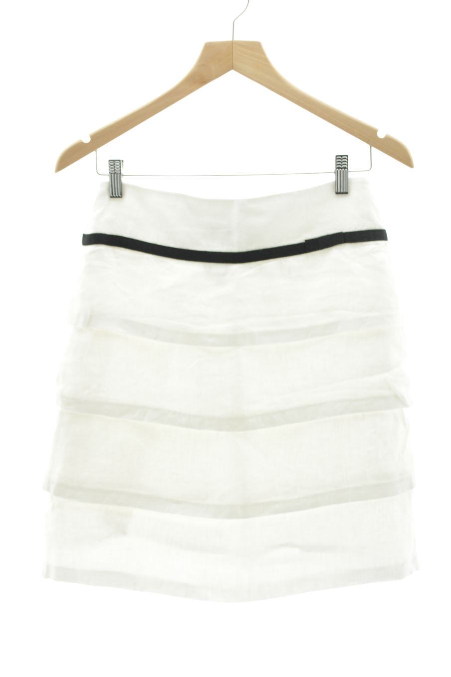 Jupe Caroll de la taille 36, de couleur blanc