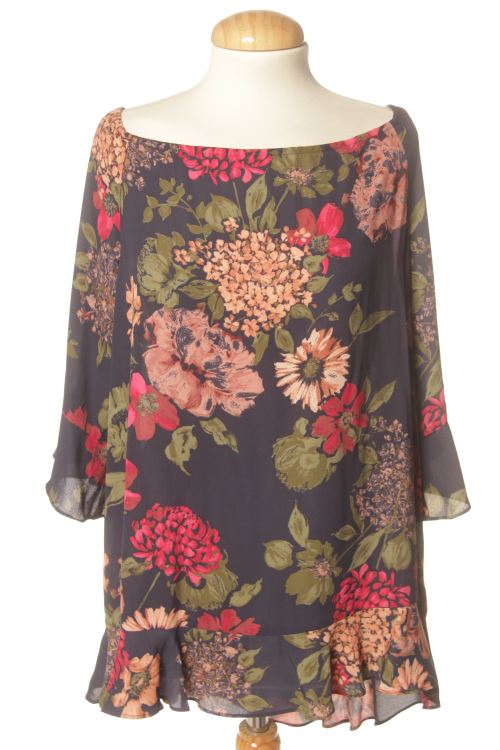 Blusa a maniche lunghe