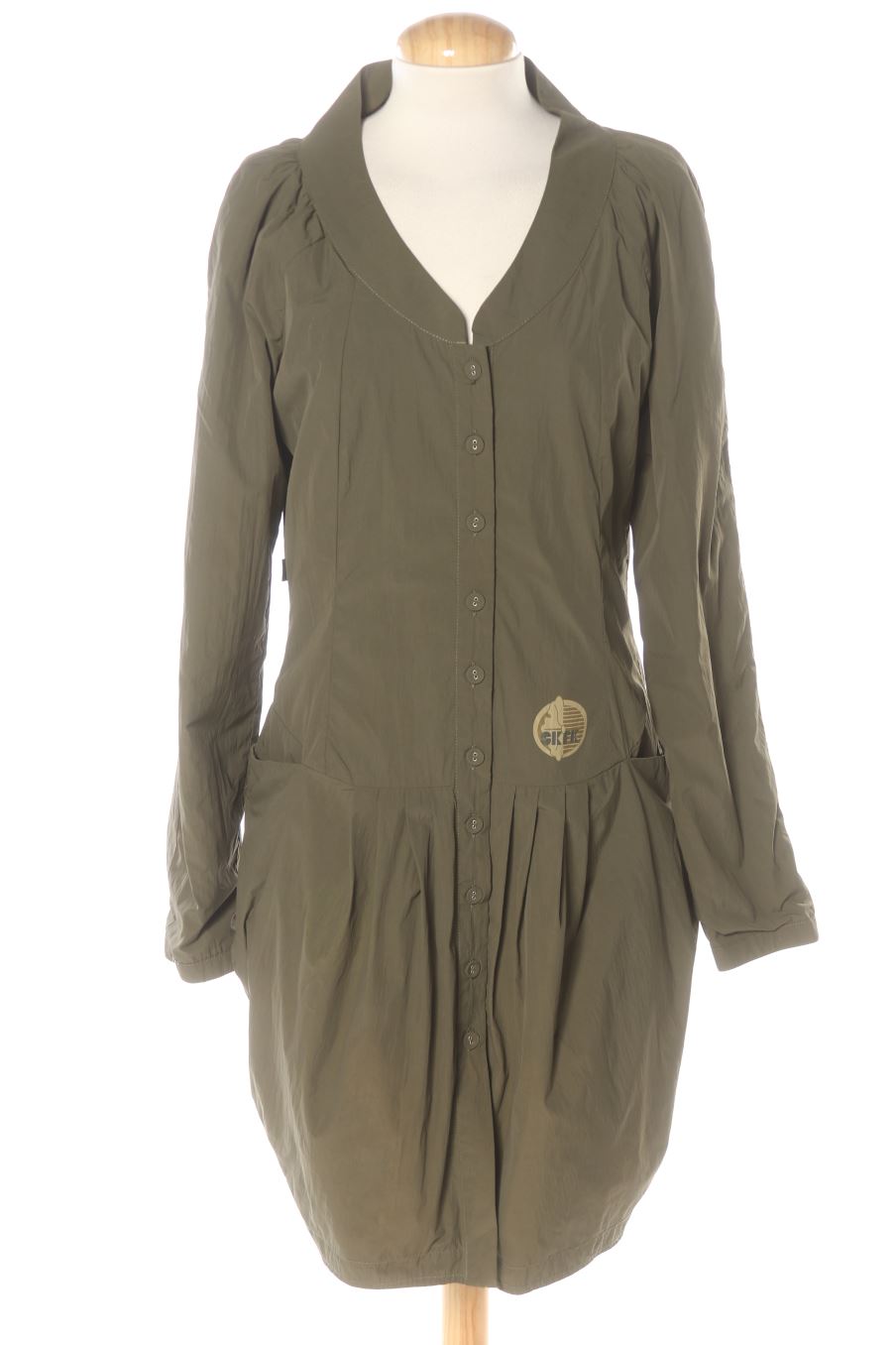 Gabardina de Skunkfunk de la talla M, de color verde