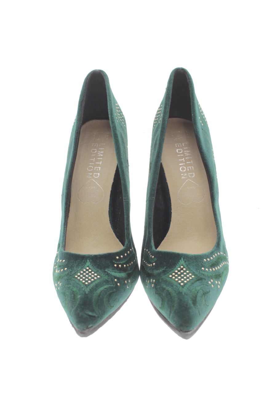 Zapatos planos de Limited editions de la talla 38, de color verde de
