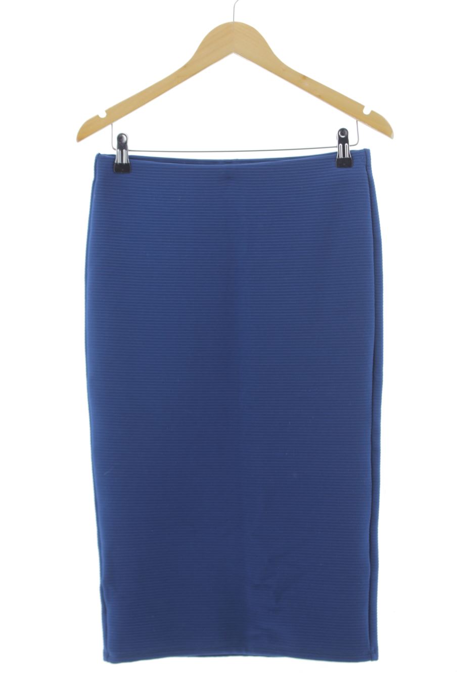 Falda de Promod de la talla 38, de color azul