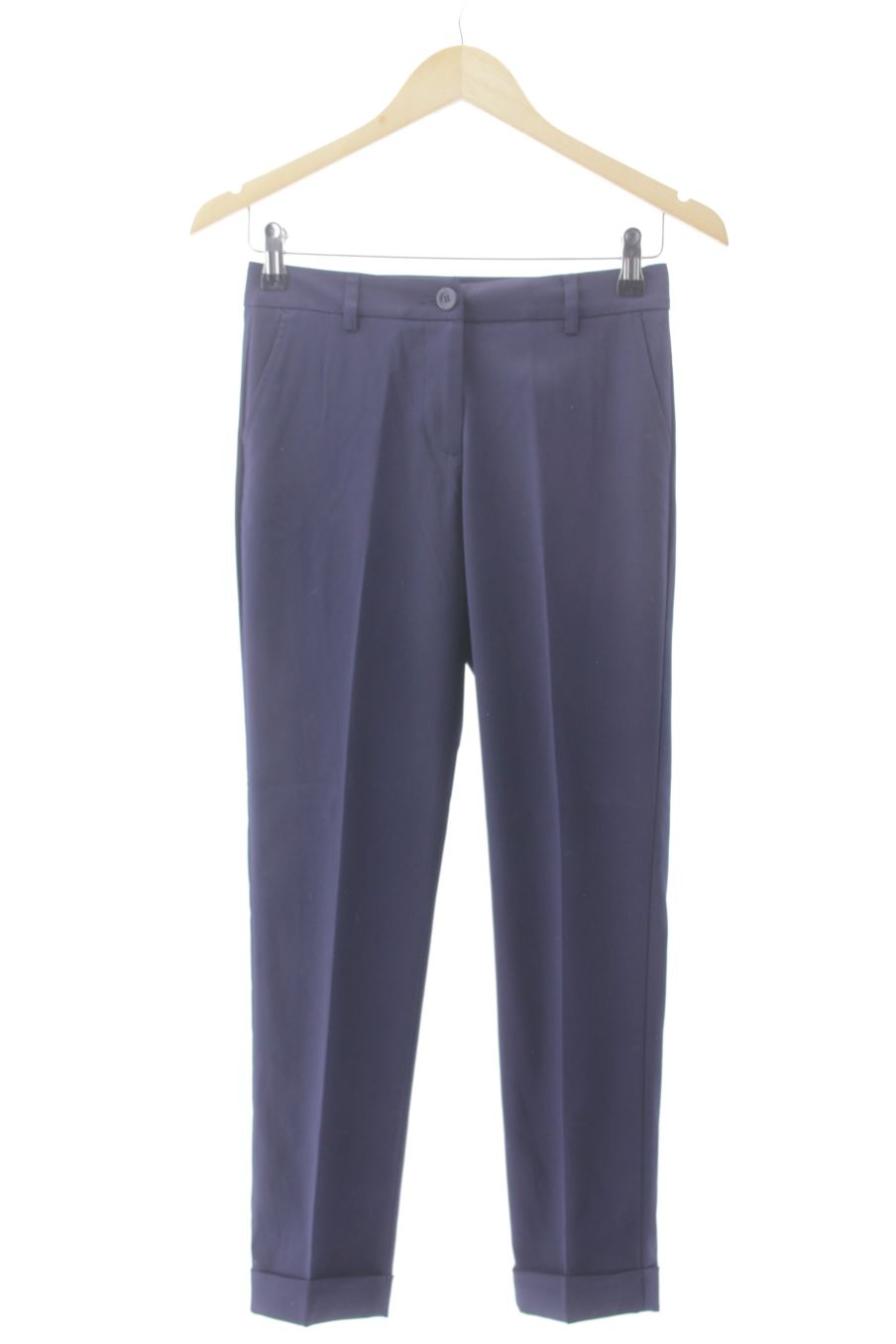 Pantalon Benetton de la taille 38, de couleur bleu marine