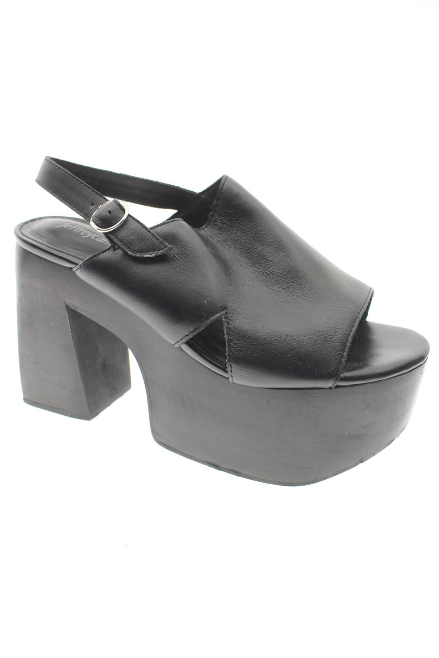 Plataformas de Jeffrey Campbell de la talla 37, de color negro de