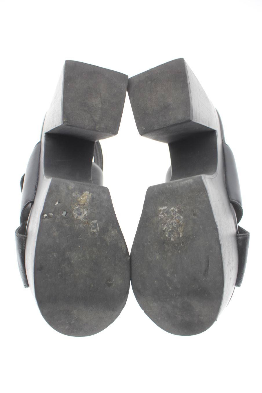 Plataformas de Jeffrey Campbell de la talla 37, de color negro de