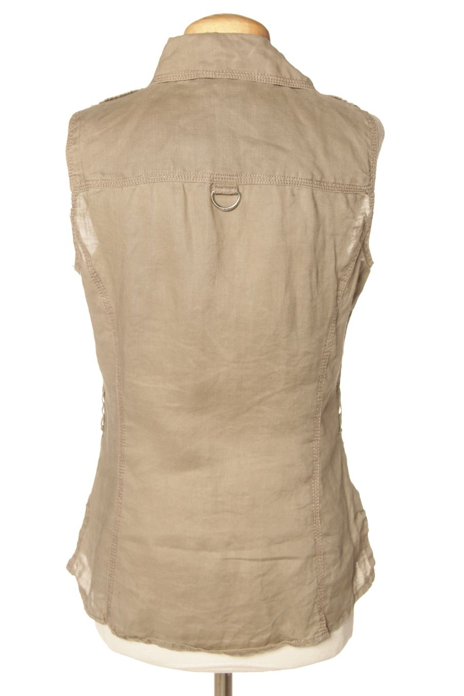 Ärmelloses Hemd von Zara Größe S, Farbe Grau, für