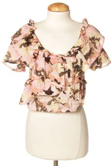 Kurzärmelige Bluse 32 MONKI