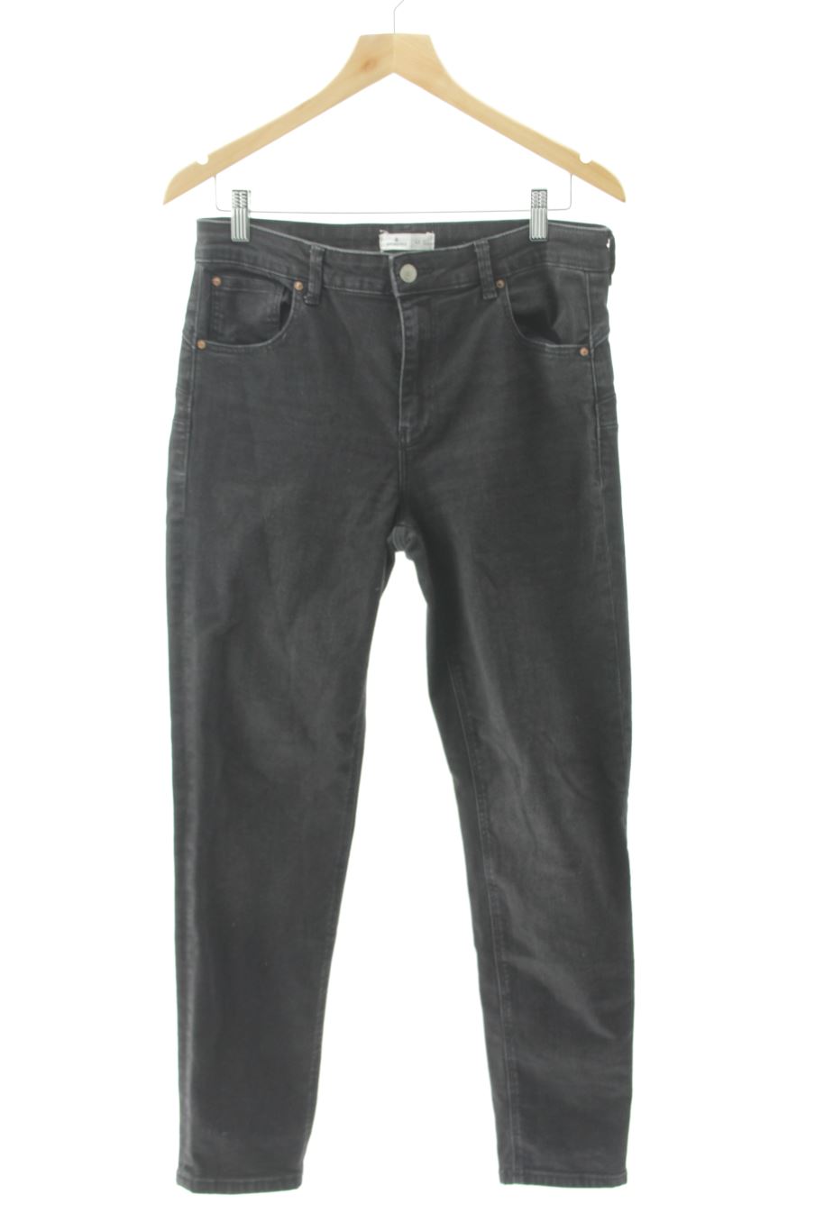 Jeans Springfield de la taille 42, de couleur noir de denim