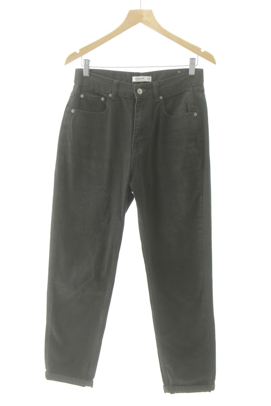 Jeans Pull & Bear de la taille 38, de couleur noir de denim