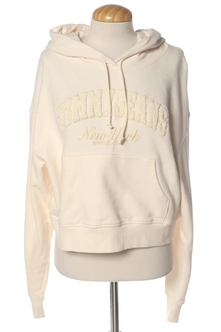 Sweat Tommy Hilfiger de la taille L, de couleur blanc