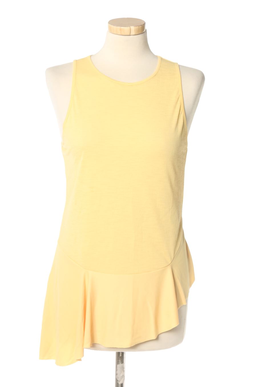 Top de Zara de la talla S, de color amarillo