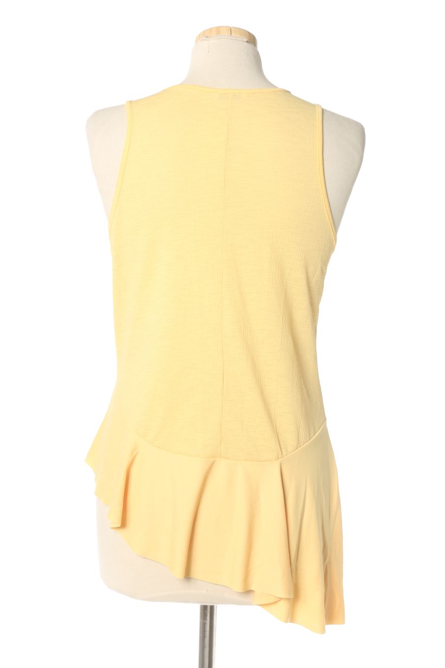 Top de Zara de la talla S, de color amarillo
