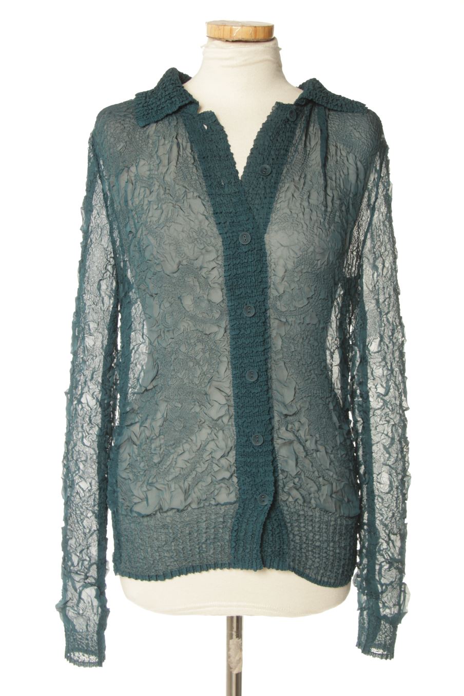 Chemise Adolfo Dominguez de la taille 36, de couleur vert