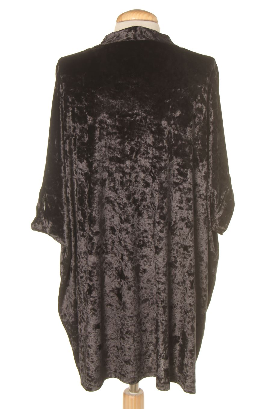 Kimono de TOP PRIVEE de la talla M, de color negro de terciopelo
