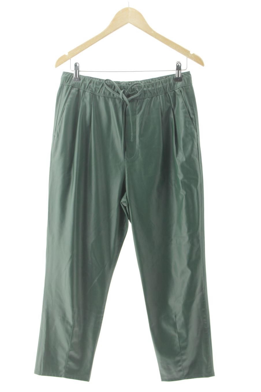 Pantaloni de Zara de la talla M, de color verde