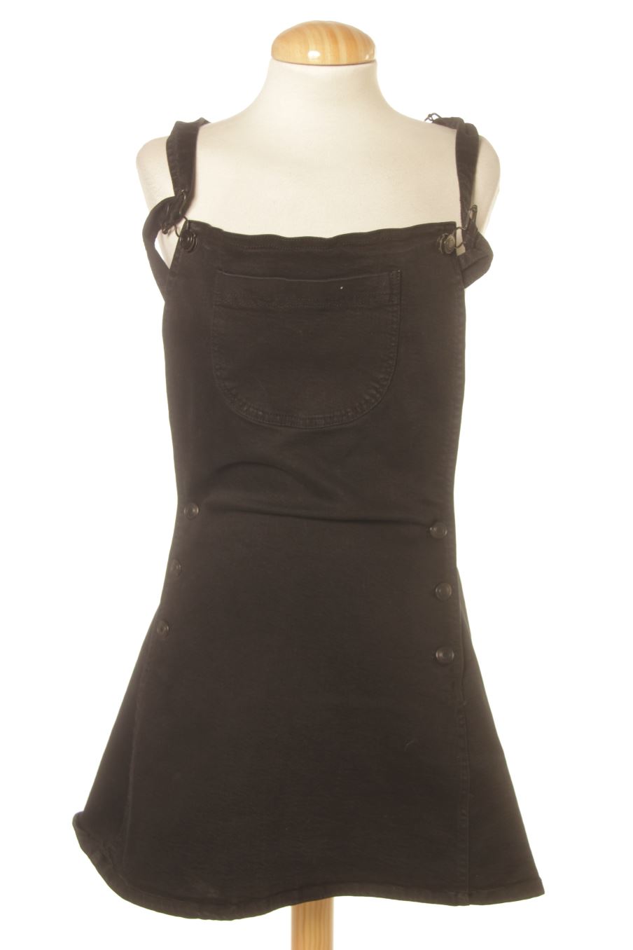 Robe casual Melville de la taille M, de couleur noir de denim