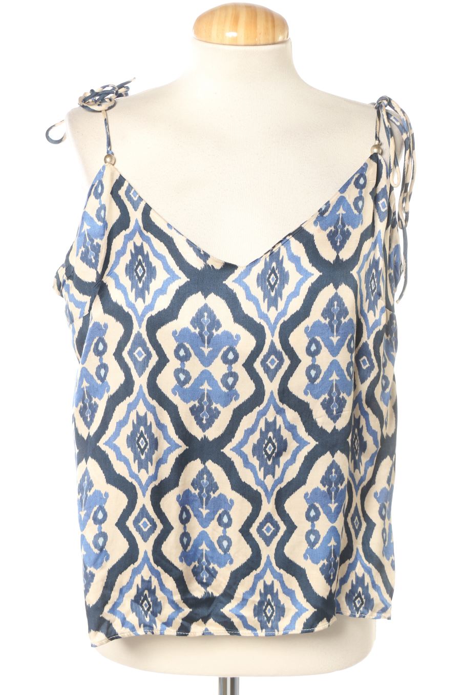 Top Zara de la taille XXL, de couleur bleu