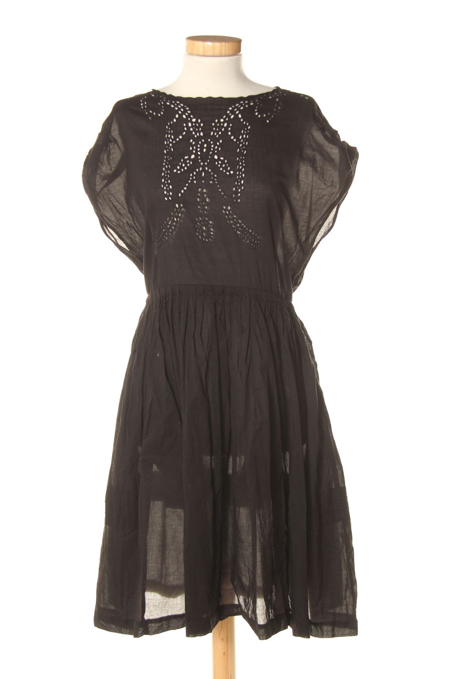 Robe casual Maje de la taille L, de couleur noir