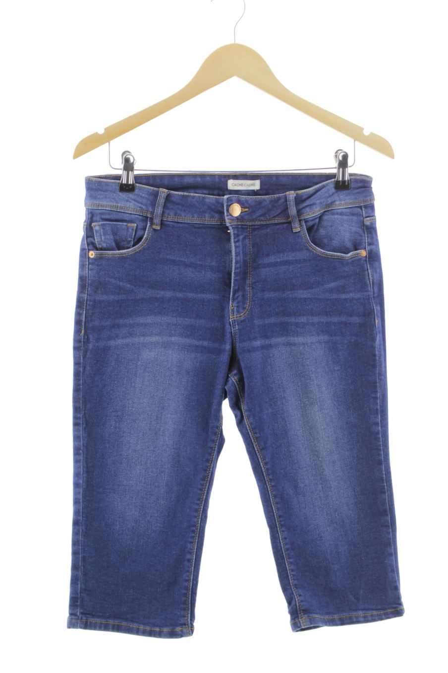 Shorts Cache cache de la taille 40, de couleur bleu de denim