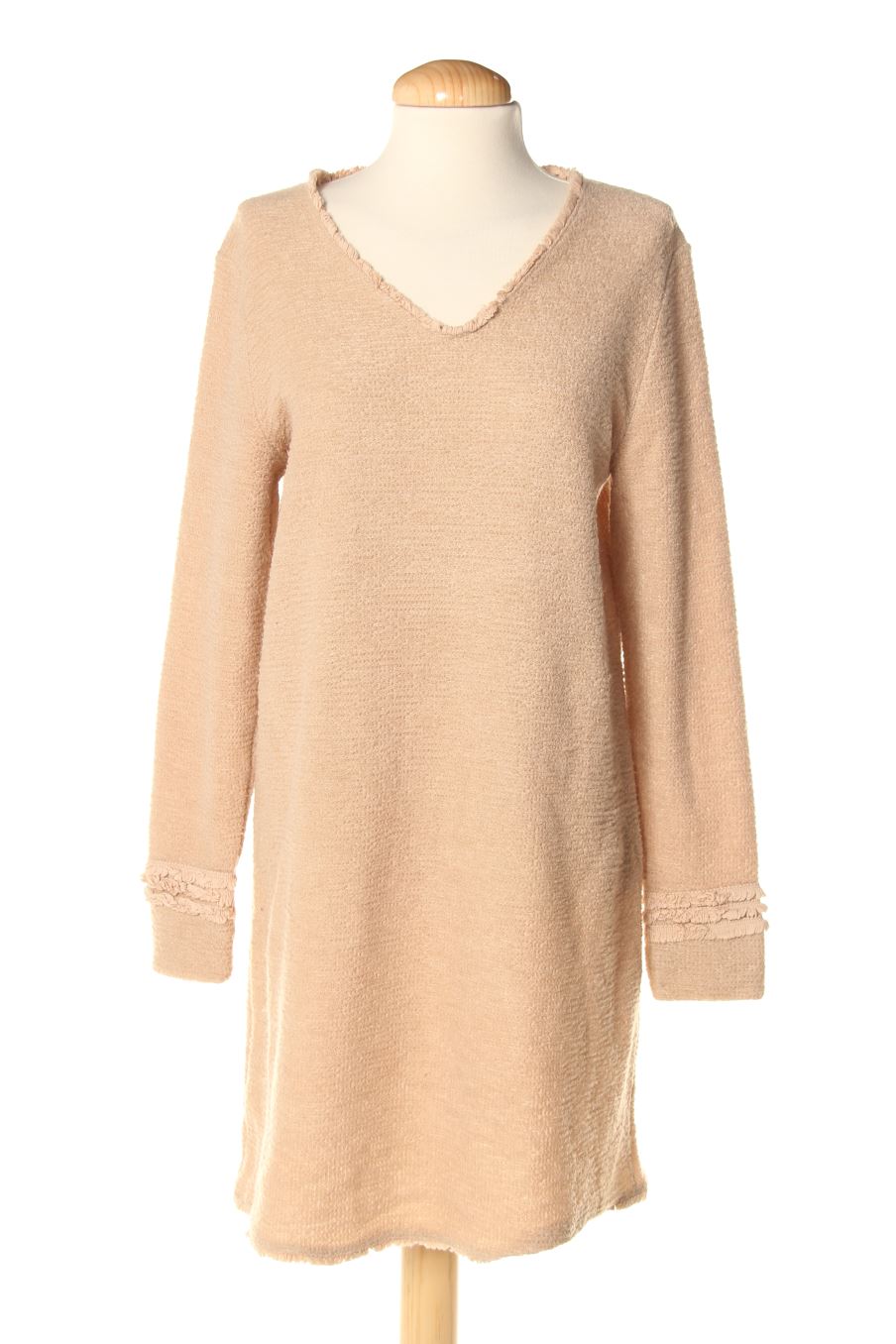 Robe casual Surkana de la taille M, de couleur beige