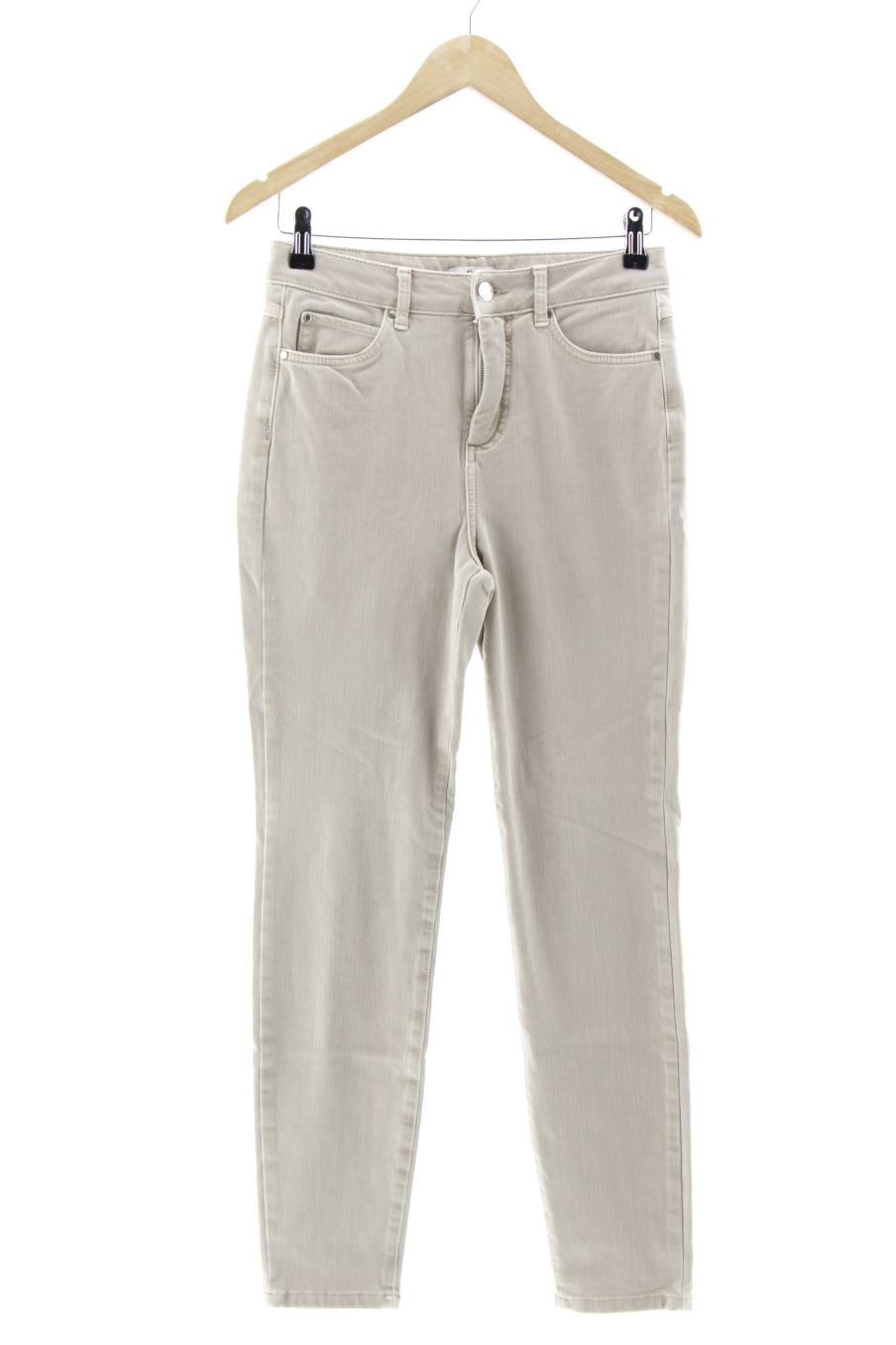 Jeans C&A de la taille 38, de couleur beige de denim