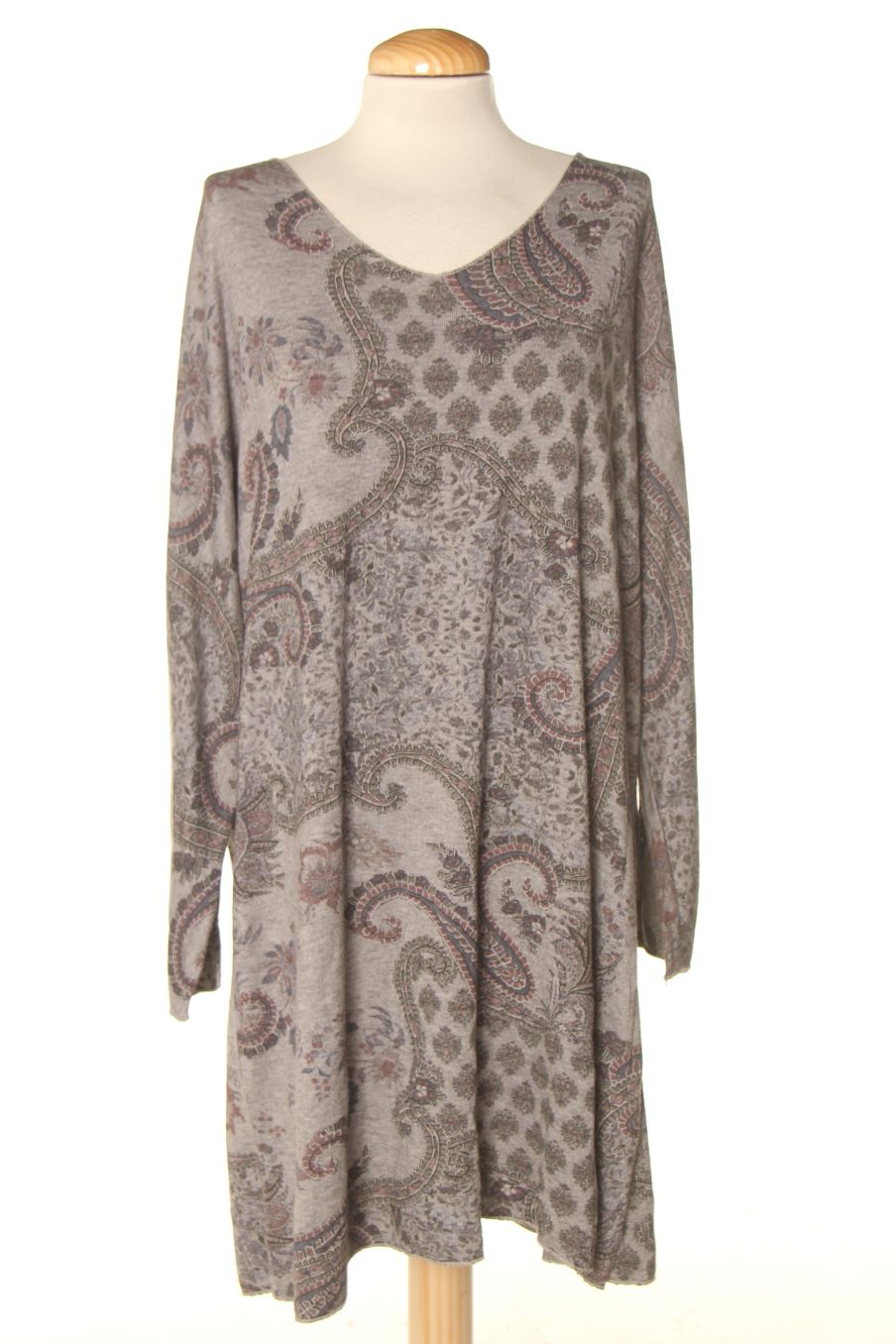 Vestido casual de Made in italy de la talla M, de color gris