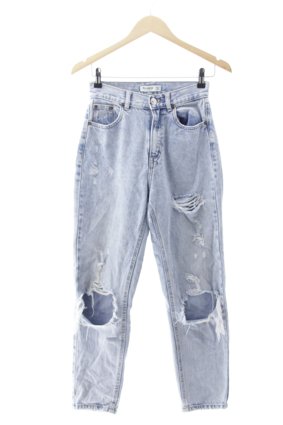 Jeans Pull & Bear de la taille 34, de couleur bleu de denim