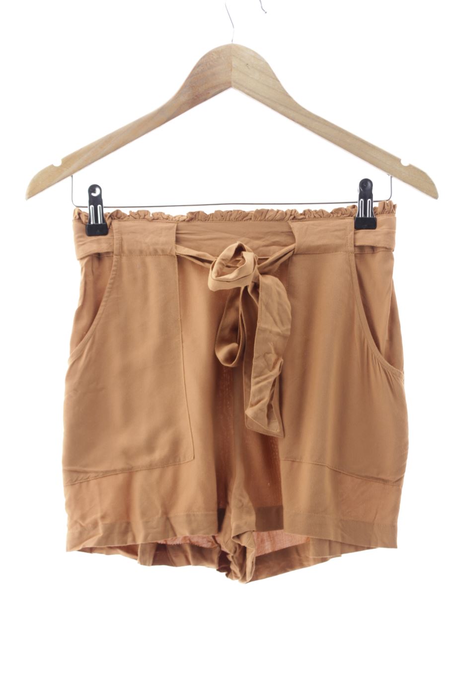 Pantalón corto de PERCENTIL de la talla XS, de color marrón