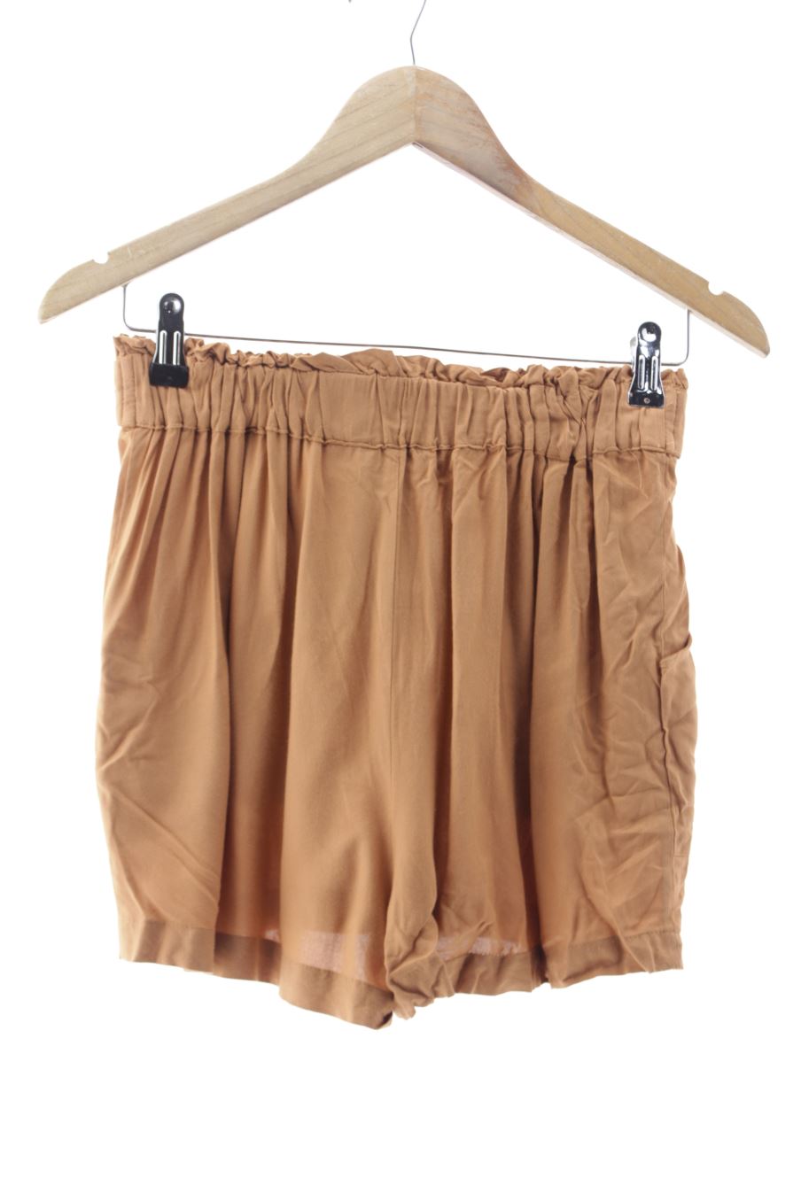 Pantalón corto de PERCENTIL de la talla XS, de color marrón