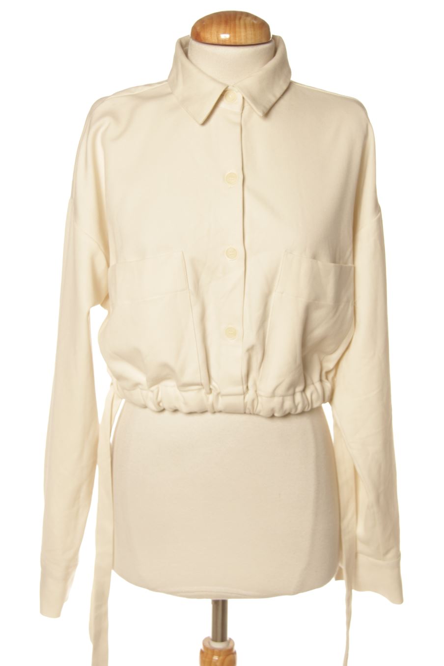 Chemise Zara de la taille M, de couleur blanc