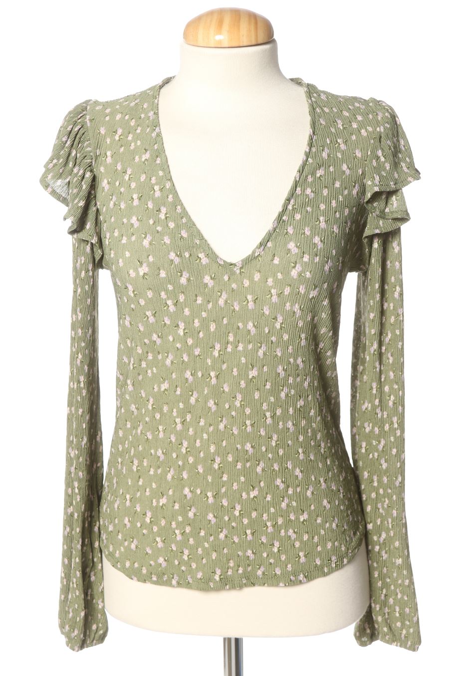Blouse à manches longues Mango de la taille S, de couleur imprimés