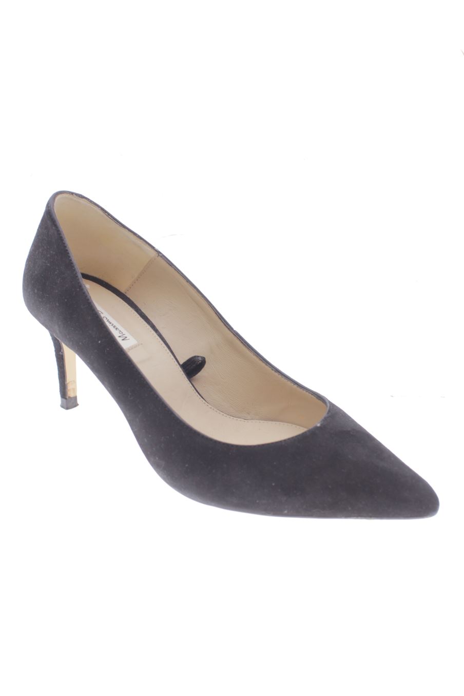 Zapatos de tacon de Massimo Dutti de la talla 35, de color negro de