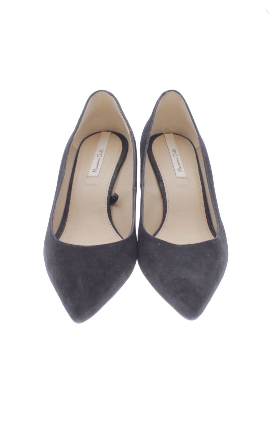 Zapatos de tacon de Massimo Dutti de la talla 35, de color negro de