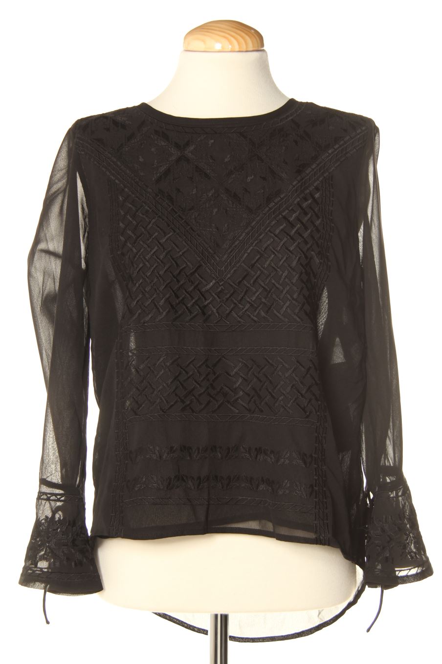 Langärmelige Bluse von Kookai Größe 40, Farbe Schwarz, für