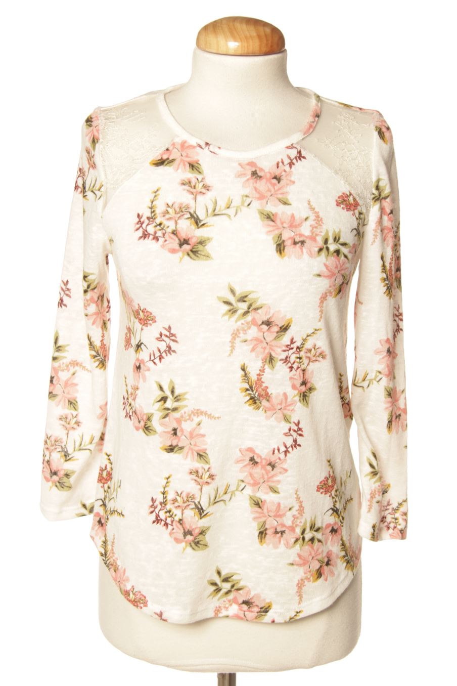 T-shirt à manches longues Springfield de la taille S, de couleur fleurs