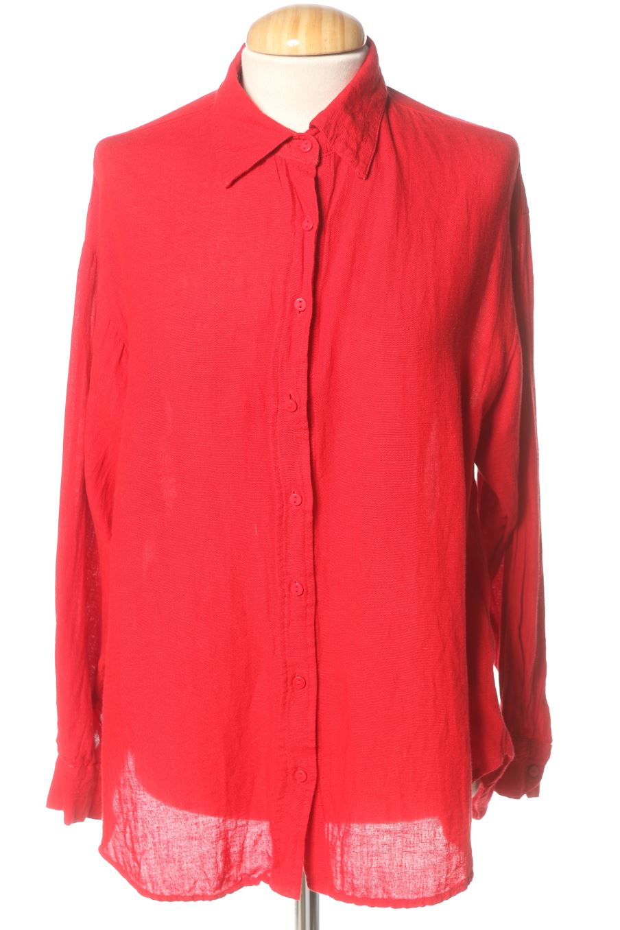 Hemd von Stradivarius Größe XS, Farbe Rot, für