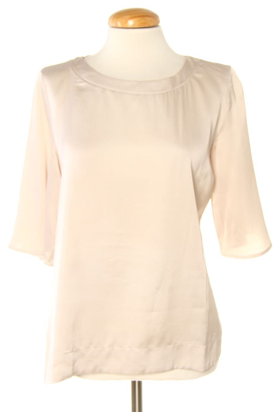 Blouse à manches courtes Mango de la taille XS, de couleur beige