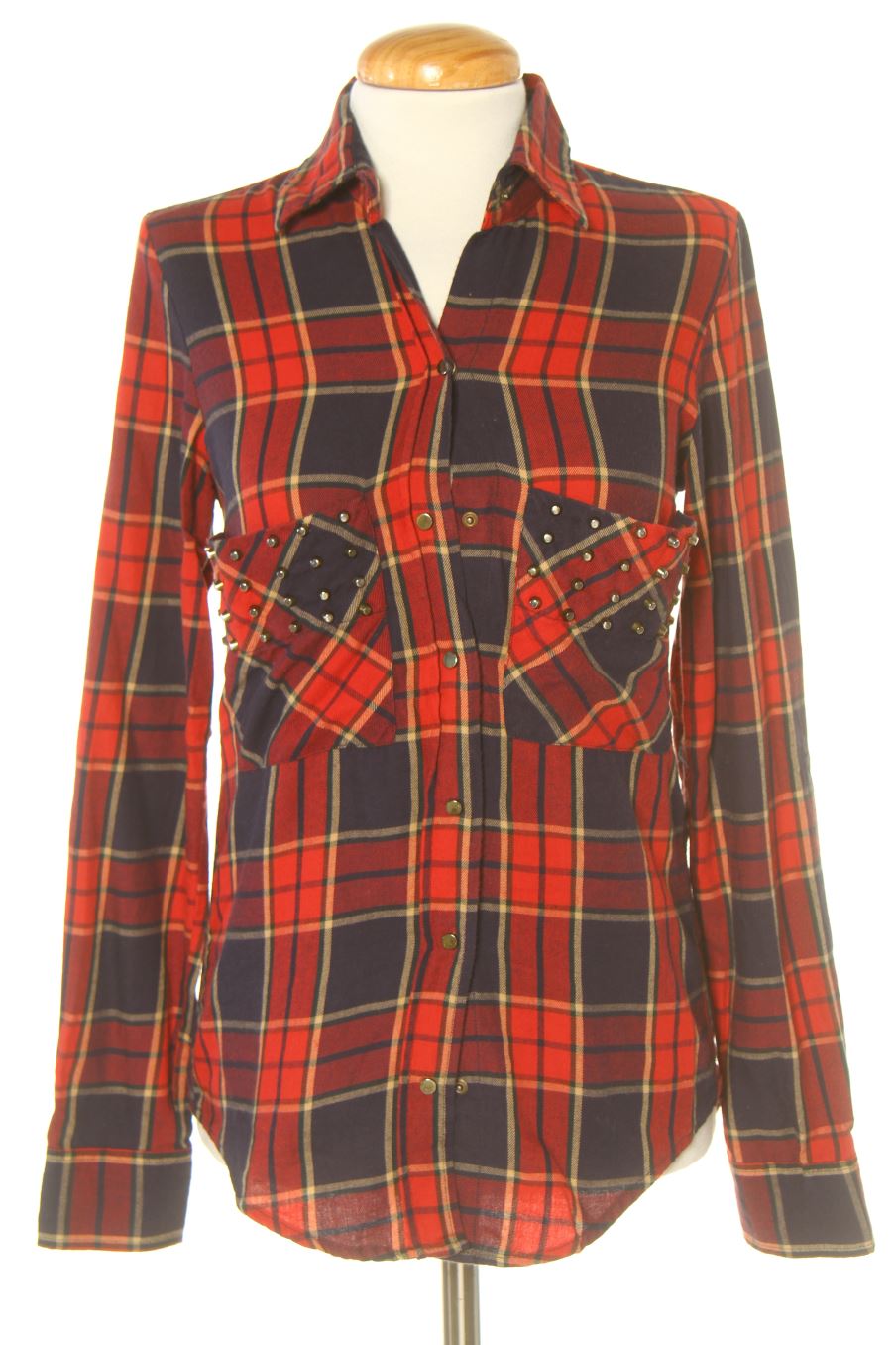 Chemise Zara de la taille XS, de couleur carreaux