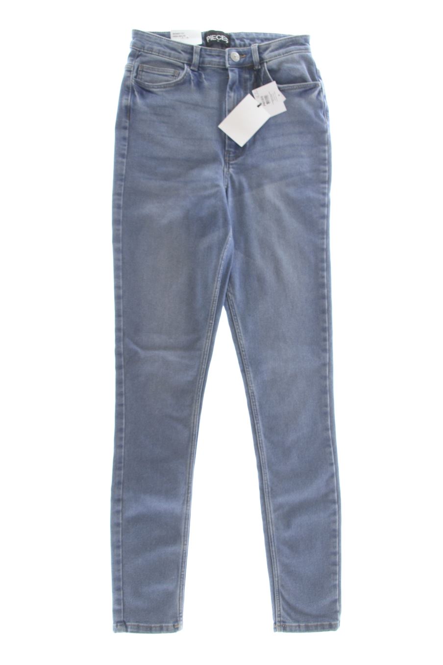 Jeans von Pieces Größe M, Farbe Blau, aus Jeanskleidung für