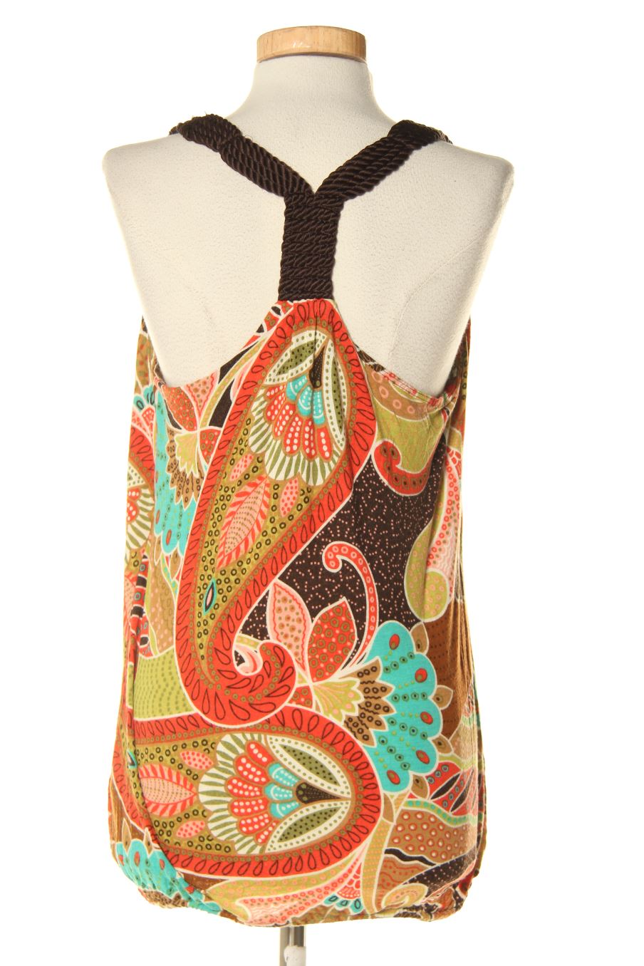 Top de xxi de la talla S, de color estampado