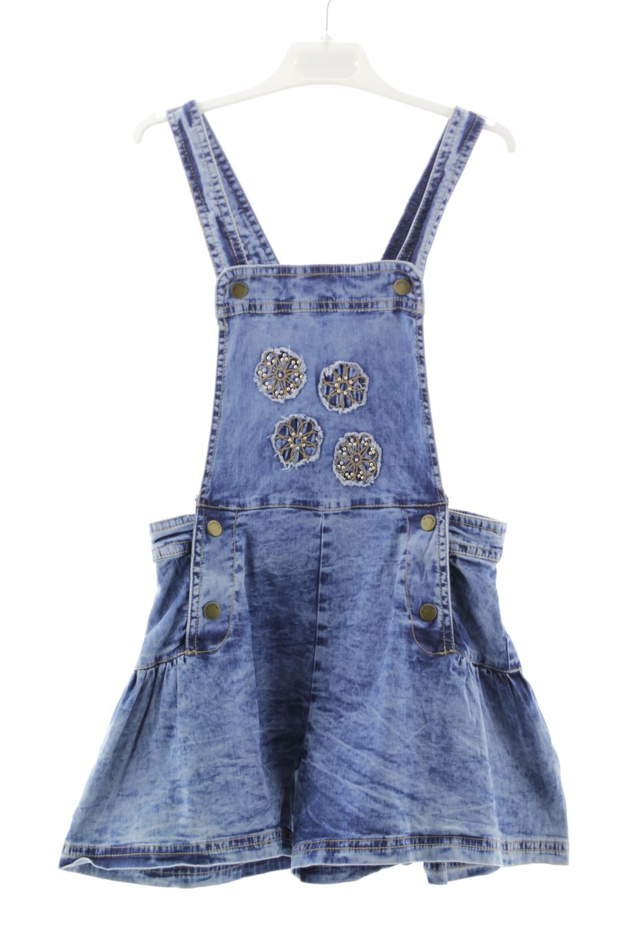 Pantalones de peto de Mayoral de la talla 9 años de denim de segunda mano