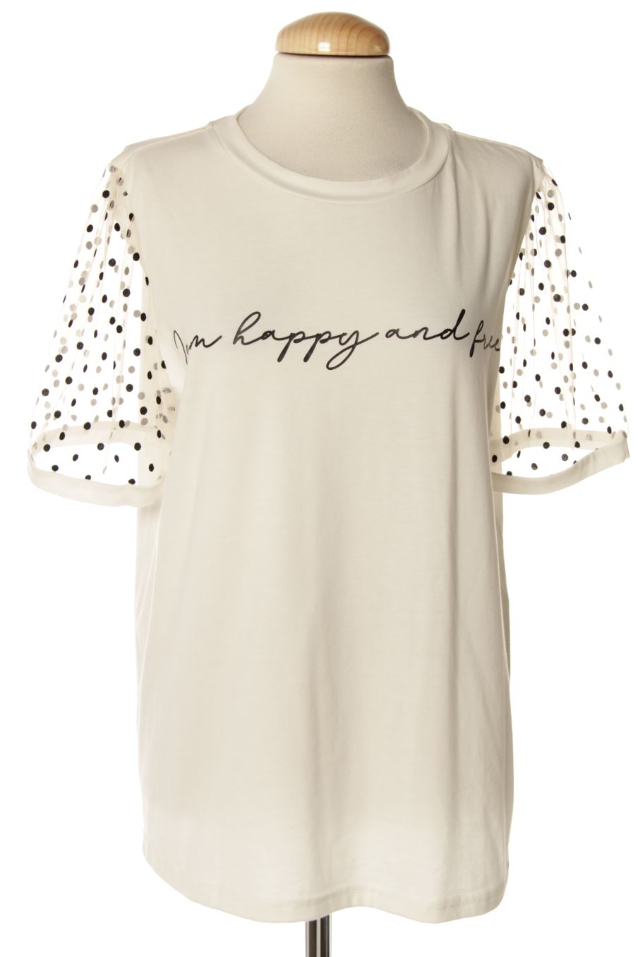 Camiseta de PERCENTIL de la talla 42, de color blanco