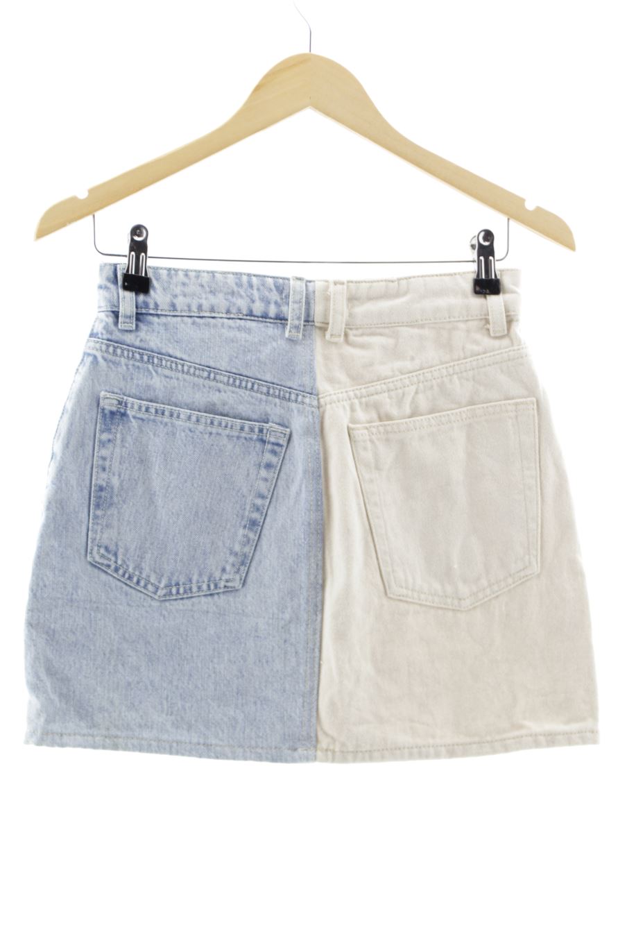 Jupe en jeans pull and bear sale