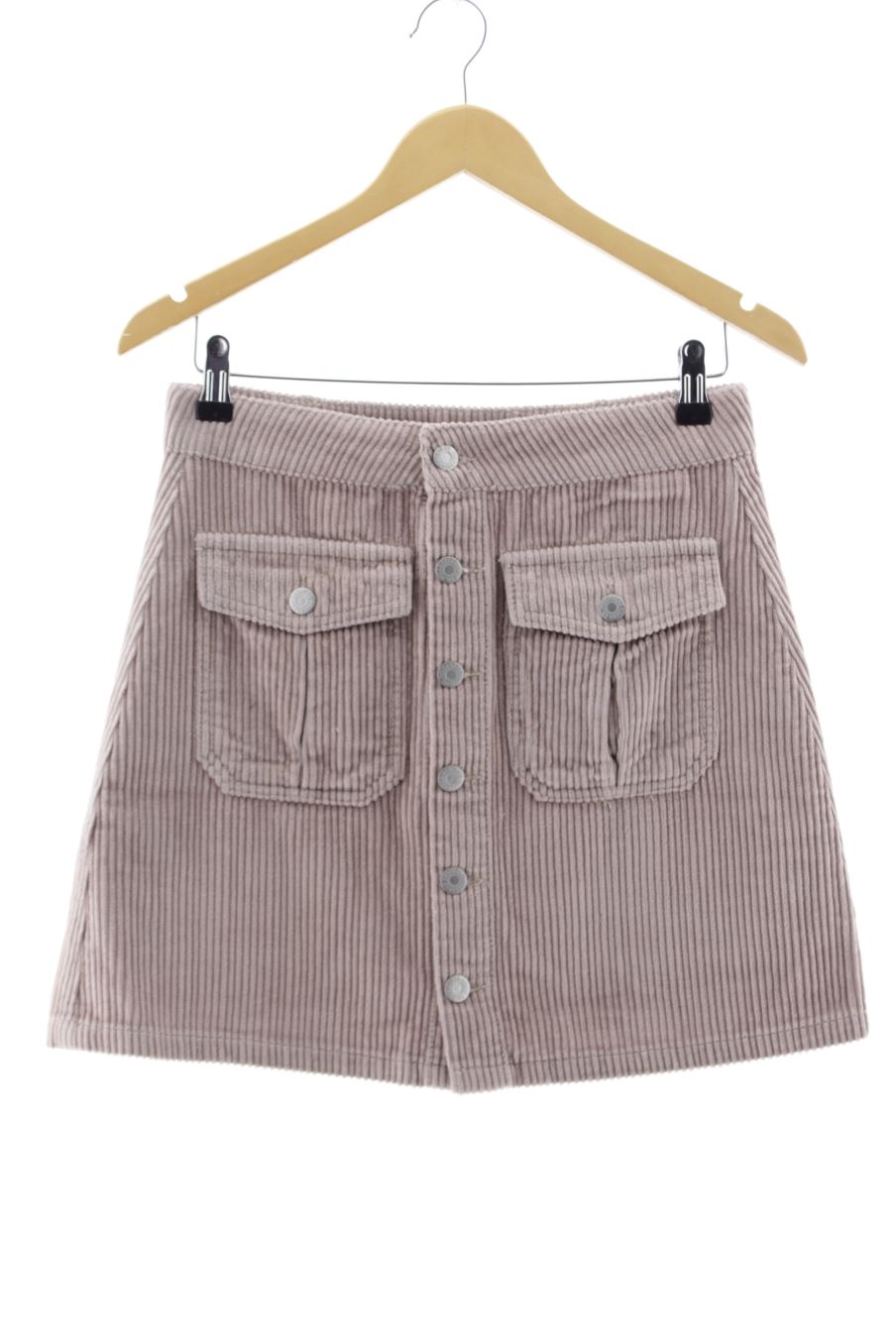 Falda de Pull & Bear de la talla M, de color gris